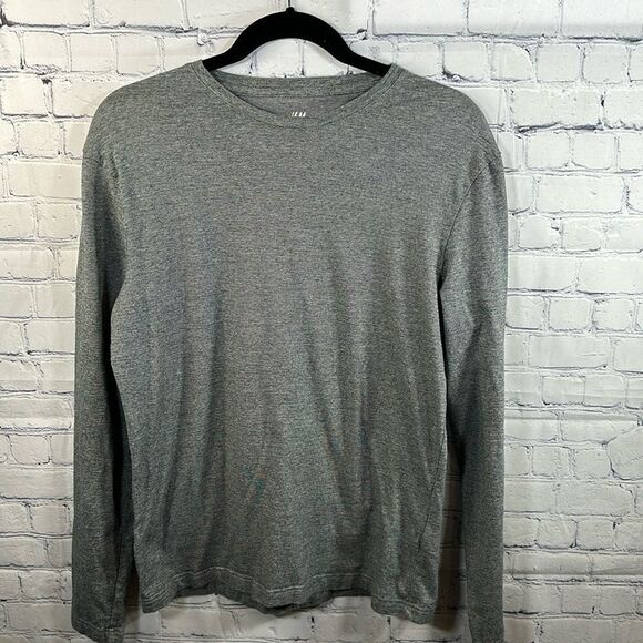 H&M Other - 👕 Men’s H&M Slim Fit Long Sleeve T-Shirt - Size Large, Gray